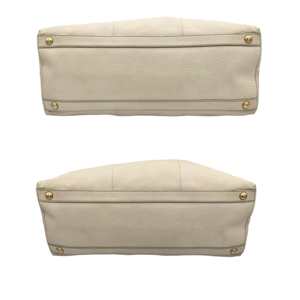 Prada Cream Vitello Dome Satchel 🤍 Classic Neutral Luxury - Picture 2 of 14